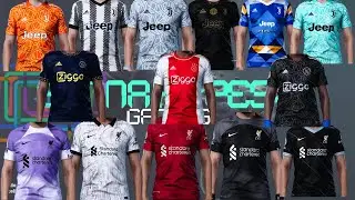 PES 2021 | NEW KITS V1 2022 \ 23 (Ajax _ Liverpool _ Juventus) * SIDER & CPK *  SOMAA | PES MASTER