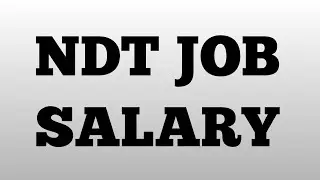 NDT jobs Salary | how much salary we can expect in NDT career | MAXX NDT institute.