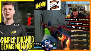 NAVI vs VP (Mapa Overpass - MD1) S1mple x Jame MAJOR LEGENDS - Transmissão Gaules