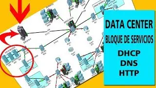 Configuración de Data Center en Packet Tracer | configurar DHCP,  DNS,  HTTP - Red Remota 1/2