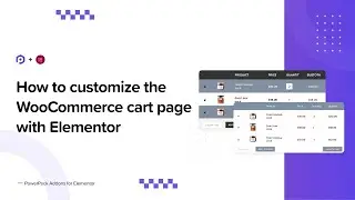 How to customize the WooCommerce Cart page with Elementor | Detailed Tutorial