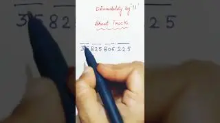 #Divisibilty by 11#Short Trick#All government exams #rrb,Bank,SSC CGL etc#short#shorts