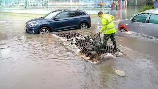 Massive Drain Rescue Prevents Major Street Flooding