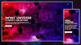 Building a Video Background Responsive Website Landing Page | HTML, CSS and JavaScript