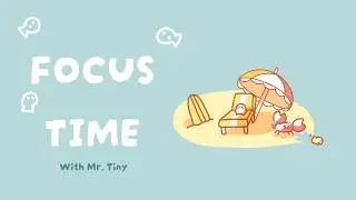 3 Hour Pomodoro (50 min focus • 10 min breaks) | Deep Focus at the Beach|  LOFI