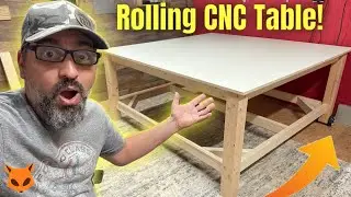 Building a HUGE Rolling table for the FoxAlien CL-4x4 Flagship Machine!