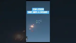 Nova tank sniping a corsair on Yela ! #PVP #starcitizen #gameplay #novatank   #linuxgaming #gaming