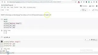 Exchange values | Swap | Interchange values தமிழில்|Python program