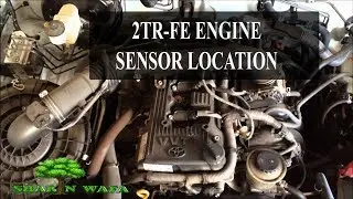 2TR-FE Engine Sensor Location | Hilux 2006-2015 | Prado | Nova