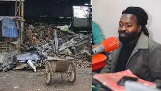 The way my son collects scrap he might become a plane Engineer - Detacha Sakalaman