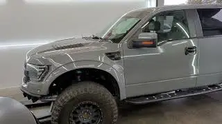 SVT Raptor wrapped in Nardo grey / Gloss Rock Grey