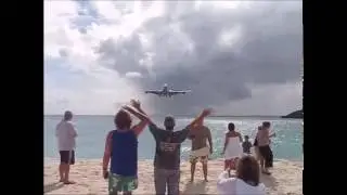 st maarten airport beach planes landing at maho beach