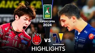 PERUGIA vs TRENTINO | Highlights | Supercoppa FINAL 2024