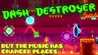 Dash but music changed places...