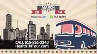 HealthTN BusTour GO HEALTH BUS TOUR Obamacare Tennessee March 2014
