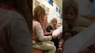 Laurie Freitag-M w/papa singing-Birthday Rock Me #1- 9 years old