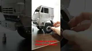Ставим на RC Камаз 1/14 евро диски r22,5.