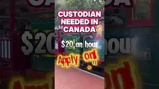 Custodian Needed in Canada I Direct Hiring I Buhay Canada #shorts