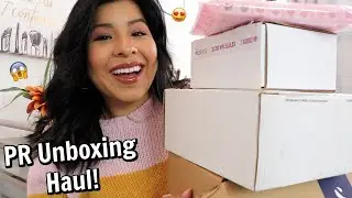 PR Unboxing Haul! NEW Makeup and Skincare! *My biggest PR Haul ever*