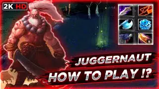 🔥 Dota 1 , Juggernaut , как играть на Юрнеро !? Так-же актуален через МОМ на 85!