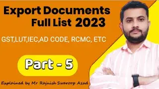 Export Import Documents full list 2023 | Export Import Documentation in hindi | 