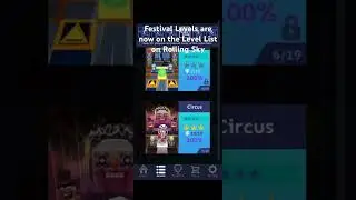 ALHAMDULILLAH😍😍 Rolling sky kembali berulah! Festival Levels in Level List #Shorts
