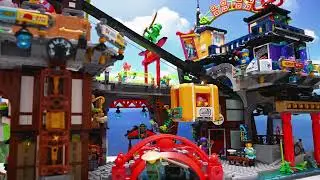 LEGO 71799 NINJAGO Dragons Rising City Markets【Stop Motion Animation】