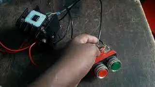 মোটর স্টার্টার সংযোগ। ডল স্টার্টার কানেকশন।  how to do make direct on line starter.#motorstarter