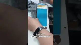 Step-by-step iPhone 11 screen replacement at Hugmie!  #iphonerepair