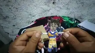 veja como fiz um boneco de papel  do goku dragon ball