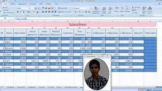 Microsoft Office 2007 Excel 19 Salary Sheet