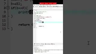 let's check a number is odd or even in c language #shorts #clanguage#codingforbeginners#programming