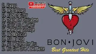 BEST OF THE BEST | BON JOVI PLAYLIST | LAGU BARAT NOSTALGIA BON JOVI