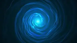 Wavy Tunnel background loop Video -  Blue - Free motion background