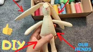 🔴How to sew a tilde bunny in 30 minutes🐰✂