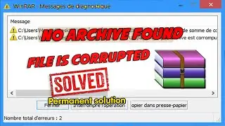 Ultimate Fix for All WinRAR Errors — Corrupted Archive or No Archive Found | No Software Needed