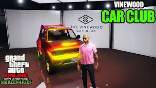 NEW Vinewood Car Club in GTA San Andreas Mercenaries DLC | GTA Online