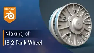 Making of an IS-2 Tank Wheel | Subdivision 3D-Modeling in Blender