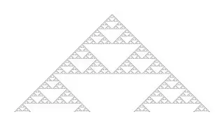 Rule 18 on a Large Grid | Cellular Automata | Physics Simulations