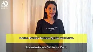 ALMANCA A2 KONUŞMA SINAVI!