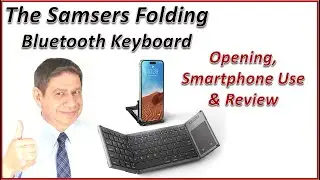 Samsers Folding Bluetooth Keyboard with Touch pad Review