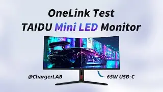 How Fast Can TAIDU 34” Mini LED Gaming Monitor Charge Your Devices? - ChargerLAB OneLink