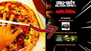 How to UNLOCK ALL PAPA JOHNS REWARDS in Black ops 6