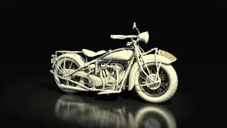 blender 3d motorcycle model Indian Scout animation first version.mov