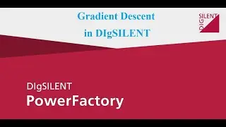 Gradient Descent example in DIgSILENT