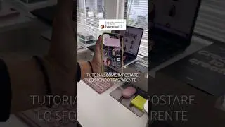 TUTORIAL SFONDO TRASPARENTE 🌷 