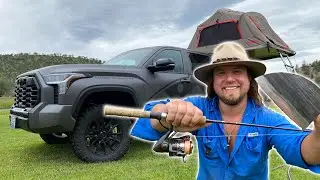 TRUCK CAMPING In My Brand New 2024 TOYOTA TUNDRA