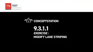 Conceptstation 9.3.1.1 Exercise: Modify Lane Striping