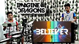 IMAGINE DRAGONS - BELIEVER -  Drum and Keyboard cover
