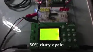 PiZyPwm - Use with digital oscilloscope
